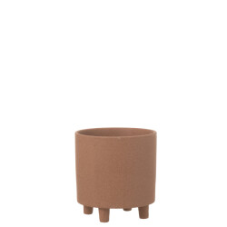 J-Line bloempot thibault keramiek medium 20.5x20.5x21cm