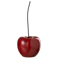 J-Line kers resine blinkend red large 24x21x56cm