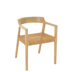 J-Line stoel emma teakhout 55x55x71cm