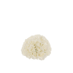 J-Line bloembol half rozen plastiek small 29.5x29.5x20.5cm
