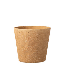 J-Line bloempot bistro cement extra large 26x26x24cm
