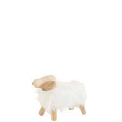 J-Line hond vacht hout naturel/ 31x12x24cm