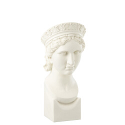 J-Line buste vrouw resin 25.5x23.5x50.5cm