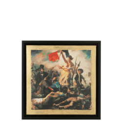 J-Line les chartistes afdruk geïnspireerd door de vrijheid leidt het volk -