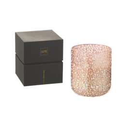 J-Line geurkaars tender rose wax large 120u 17x17x20cm