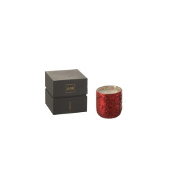 J-Line geurkaars luxuria small- 40h 9x9x10cm