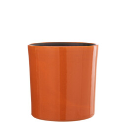 J-Line bloempot flek keramiek large 25x25x25cm