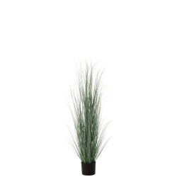 J-Line grassen in pot plastiek blauw/ large 49x44x121cm
