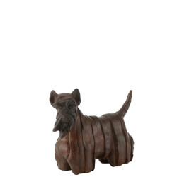 J-Line scotse terrier hond modern resine small 39x16.5x29.5cm