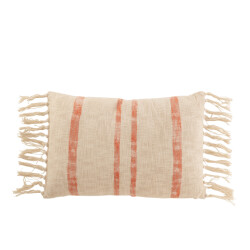 J-Line kussen emma vierkant katoen large 75x40x12cm