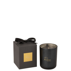 J-Line geurkaars reves noir large 65uur 10.5x10.5x14cm