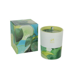 J-Line kaars mojito large-70h 10x10x12.5cm