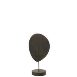 J-Line hoofd plat op voet poly small 17x11x34cm