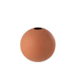 J-Line vaas bol keramiek roest large 25x25x23.5cm