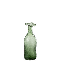 J-Line vaas openbloeien glas small 9.5x9.5x27cm