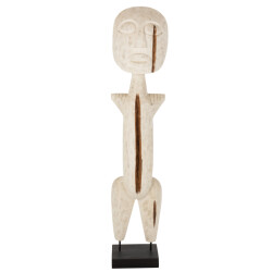 J-Line figuur primitief albasia hout extra large 33x24x144cm