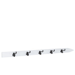 J-Line kapstok ski 5 haken hout 102x10.3x6.2cm