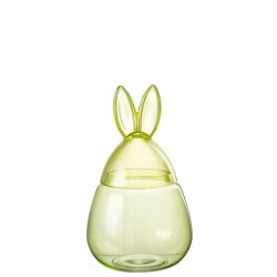 J-Line pot konijn glas small 20x20x34cm