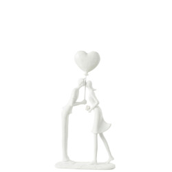 J-Line koppel kus hart ballon poly 15x5.5x30cm