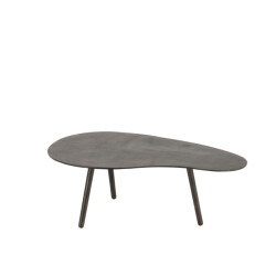 J-Line salontafel druppel aluminium/ijzer small 89x52.5x32cm
