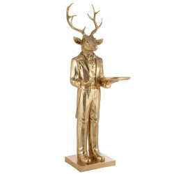 J-Line hert ober plateau poly goud 72x59x194cm