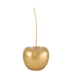 J-Line kers resine goud large 25.5x23x52.5cm
