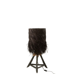J-Line lamp takken arthur hout small 32x32x61cm