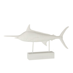 J-Line zwaardvis op voet poly 72x8.5x37.5cm
