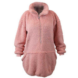 Unique Living hoodie willow old pink -70x87cm