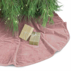 Unique Living treeskirt else 120Øcm old pink