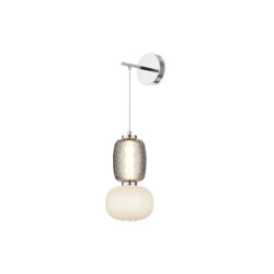Maytoni wandlamp pattern chroom