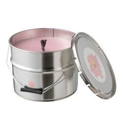 J-Line buitenkaars verfpot ikoko metaal/was licht large 135u -