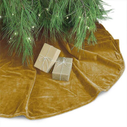 Unique Living treeskirt else 120Øcm gold