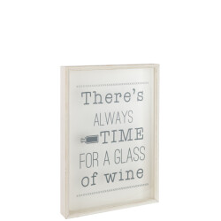 J-Line kader kurken engels hout beige large 46x8x65cm