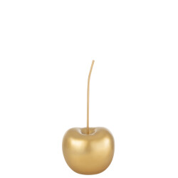 J-Line kers resine goud small 20x17.5x41cm