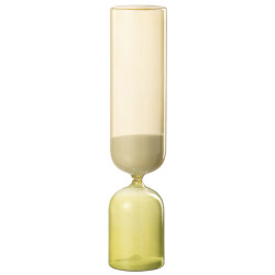 J-Line zandloper 30min glas 6.5x6.5x31cm