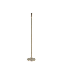J-Line kandelaar metaal zilver large 15.5x15.5x81.5cm