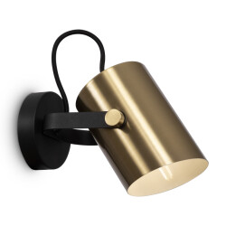 Maytoni wandlamp elori en messing Ø10