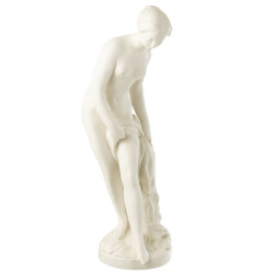 J-Line standbeeld vrouw griekenland resin 37x32x84cm