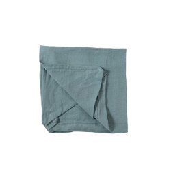 J-Line hoes voor poef monaco linnen jeans 105x104x49cm