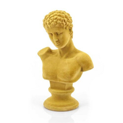 Furnilux decoratie item adam okergeel 16 x 10 x 25 cm