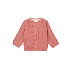 Noppies Meisjes vest feternes old rose