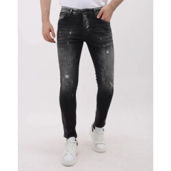 Mario Morato Ripped jeans slim fit met stretch mm