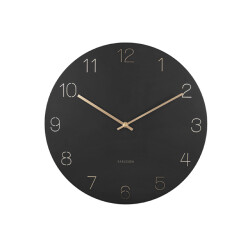 Karlsson wandklok charm engraved numbers - Ø40cm