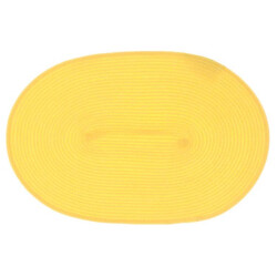 Unique Living placemat daisy ovaal rotan - 45x30cm