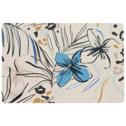 Unique Living placemat dessin 4 rechthoekig polyester -