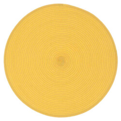 Unique Living placemat daisy rond rotan - Ø 38cm