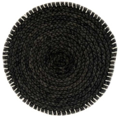 Unique Living placemat moke rond rotan - Ø 40cm