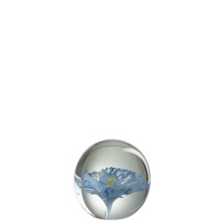 J-Line presse pap bloem glas large 10x10x10cm