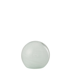 J-Line presse-papier twister rond glas medium 13x13x13.5cm